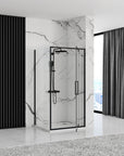 Kabina Prysznicowa Narożna Rea Rapid Swing Black 90x90