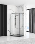 Kabina prysznicowa Rea DIAMOND 90x90 BLACK MAT