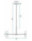 Lampa Sufitowa Wisząca Led Modern APP770-6C 8