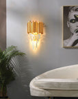 Lampa kryształowa kinkiet 312357 Złota