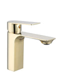 Bateria Umywalkowa REA URBAN Złota Gold Niska