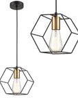 Lampa Wisząca APP1131-1CP Czarno złota