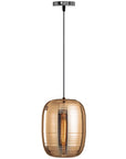 LAMPA WISZĄCA SZKLANA LOFT AMBER APP567-1CP