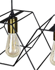 Lampa Wisząca APP1133-5CP Czarno Złota