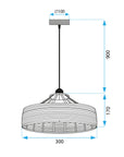 Lampa Wisząca Boho APP1317-1CP