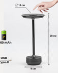 Lampka nocna APP1373-T szara 4