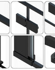 Drzwi prysznicowe FARGO BLACK MAT 110