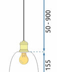 Lampa wisząca APP1006-1CP Biała 7
