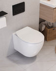 Przycisk typu H do stelaża podtynkowego WC Black Mat
