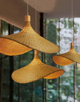 LAMPA WISZĄCA BAMBUSOWA APP1641-1CP