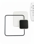 Lampa sufitowa APP1712-C plafon LED Czarna + pilot 1