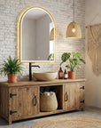 LUSTRO ŚCIENNE LED 60x100cm DART GOLD 4