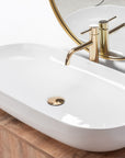 Umywalka Nablatowa REA CLEO 81 White