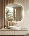 Lustro ścienne LED 70x70cm TOP 6