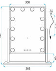Lustro LED Style L.Gold 30x40 6