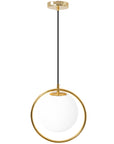 Lampa Sufitowa Wisząca Szklana Kula APP430-1CP Biała