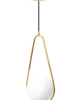 Lampa Sufitowa Wisząca Szklana Kula APP472-1CP Biała