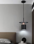 Lampa Wisząca APP1145-1CP Czarna Różowe Złoto