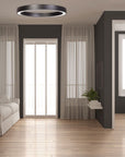 Lampa sufitowa plafon APP1283-C Czarna