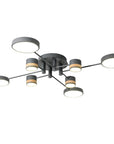 LAMPA SUFITOWA APP528-8C Szara
