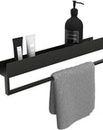 Półka łazienkowa wannowa SF01 60cm czarny mat