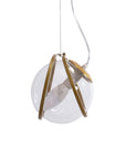 Lampa wisząca APP1089-1CP Złota