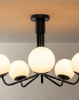 LAMPA WISZĄCA SUFITOWA CZARNA APP1578-5C