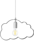 LAMPA WISZĄCA CHMURKA SZARA