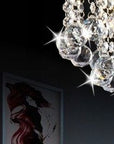 Kryształowa Lampa Sufitowa Plafon Żyrandol Glamour APP403-C
