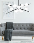 Lampa Wisząca APP999-12CP Czarna 3