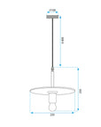 Lampa Wisząca APP1180-1CP 8