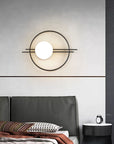 LAMPA ŚCIENNA KINKIET APP1435-W CZARNA