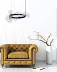 Lampa Wisząca APP1159-10CP Czarna