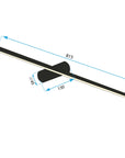 KINKIET ŁAZIENKOWY LED 80CM APP1346-W GOLD
