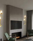 LAMPA ŚCIENNA KINKIET APP1148-2W złota