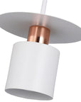Lampa Wisząca APP1146-1CP Biało Różowe Złoto