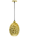 Lampa wisząca szklana APP565-1CP Złota