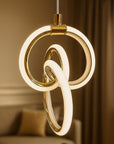 Lampa Wisząca Led Lhj092-1cp Złota 2