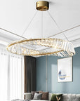 KRYSZTAŁOWA LAMPA SUFITOWA LED APP1064-1CP