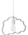 LAMPA WISZĄCA CHMURKA SZARA