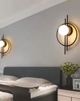 LAMPA ŚCIENNA KINKIET APP1435-W CZARNA