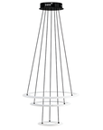 Lampa Wisząca Led G040-3cp Czarna 2