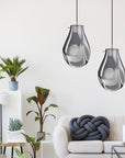 Lampa Sufitowa Wisząca Szklana APP328-1CP Amber