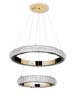 Lampa Wisząca Led G043-2cp Złota 1