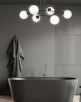 LAMPA WISZĄCA SUFITOWA CZARNY MAT APP1576-6C