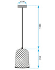 Lampa Wisząca Boho APP1335-1CP