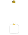 Lampa Sufitowa Wisząca Led Lhj057-cp1 Złota Szczotkowana 2