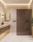Kabina prysznicowa Walk-In Rea Flexi Brown / Gold 80 6