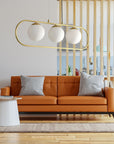 LAMPA SUFITOWA WISZĄCA GLAMOUR APP915-3CP Złota