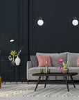 LAMPA ŚCIENNA KINKIET APP1152-1W Czarna